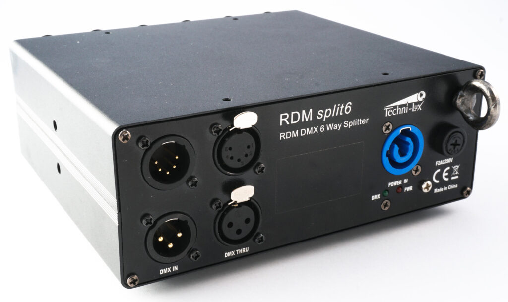 SBL DMX splitter 6 kanaler 3/5 pin