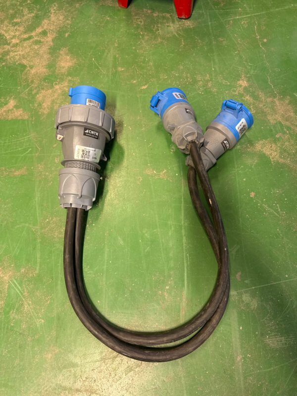 230v 63A to 2x 32A